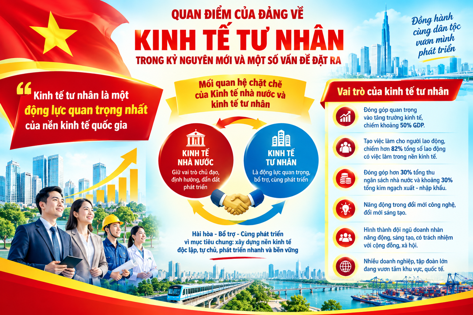 Nhận thức đúng đắn, khoa học về quan điểm “Phát triển kinh tế tư nhân” của Đảng ta